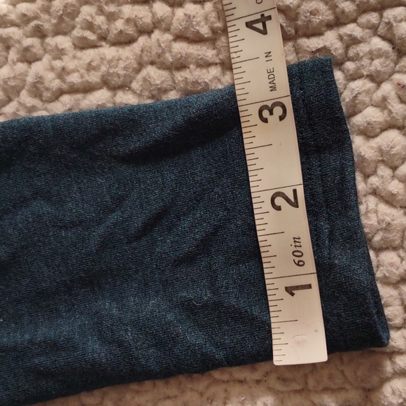 Athleta XS Green Modal Blend Open Front Waterfall Sweater - Picture 7 of 11